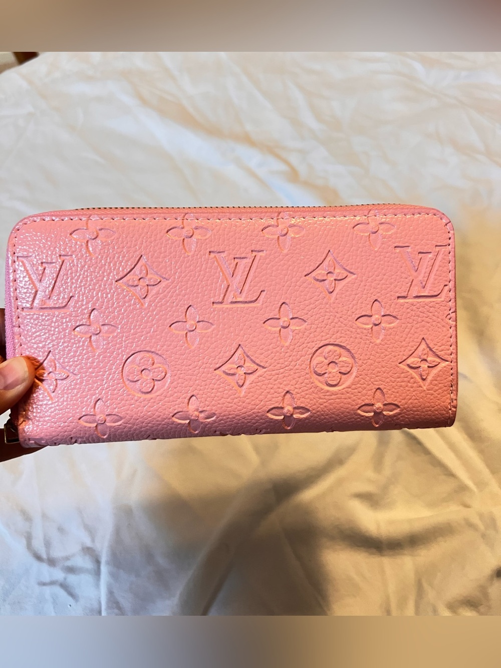 Fashion Wallet in a lovely pink - large-  see details